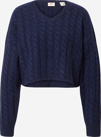LEVI'S ® Pullover 'Rae Cropped Sweater' in Blau: predná strana