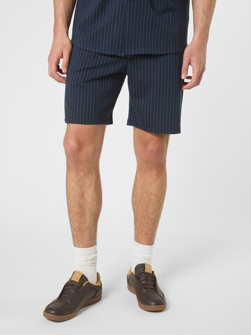 FILA - regular Pantalón 'LUCCA regular pinstriped shorts' en azul: frente
