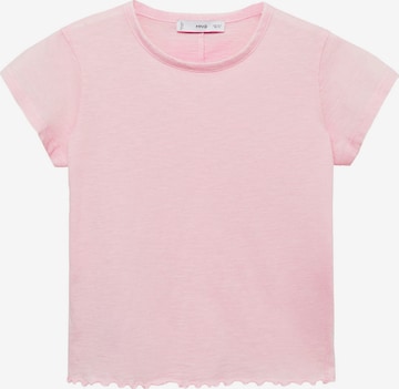MANGO Tričko 'CENOTE' - Ružová: predná strana