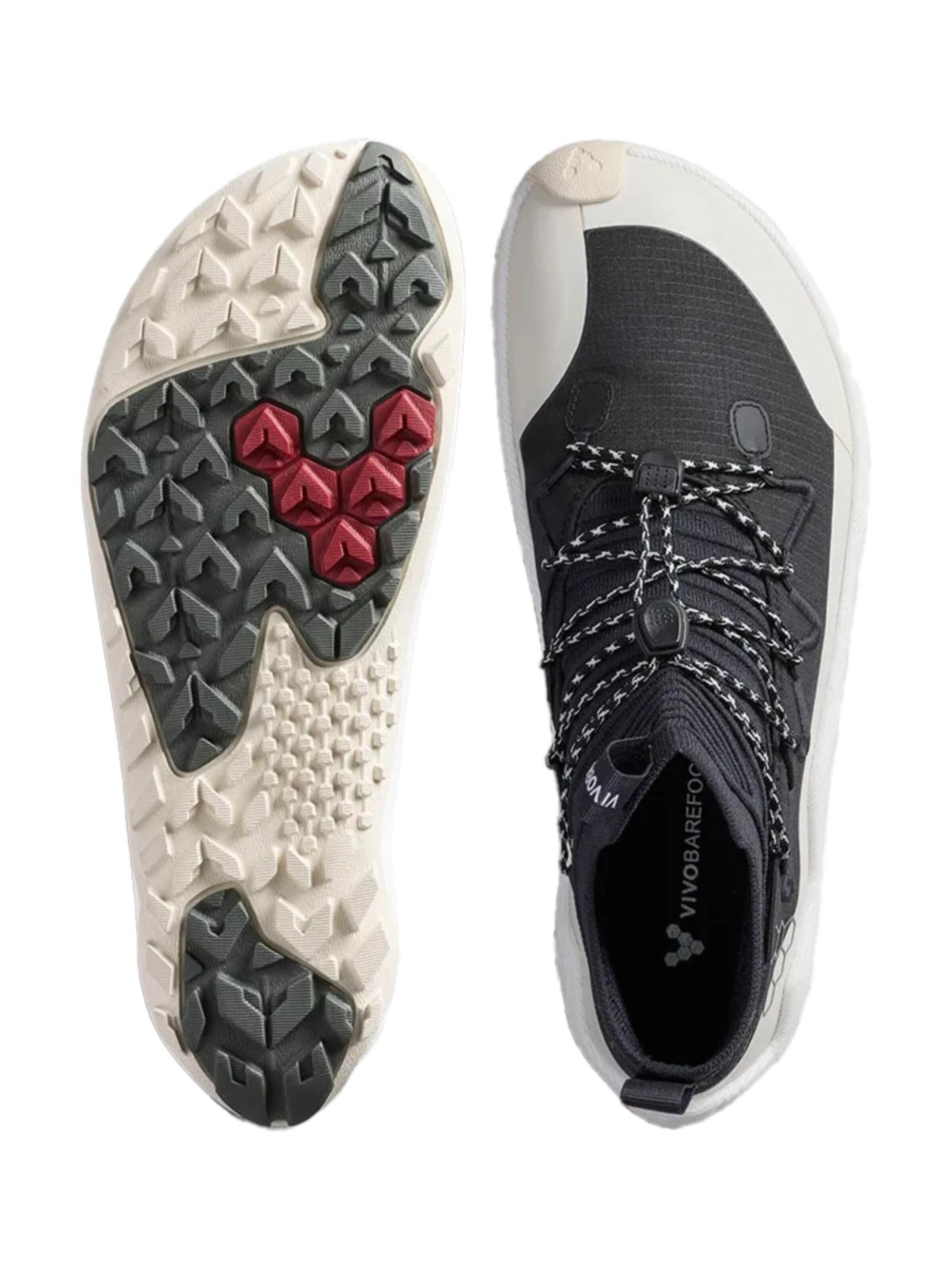 Vivo Barefoot Boots 'PRIMUS TRAIL FLOW MID'‌‌‌‌‌‌ in Schwarz