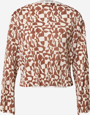 Monki Blouse in Bruin: voorkant