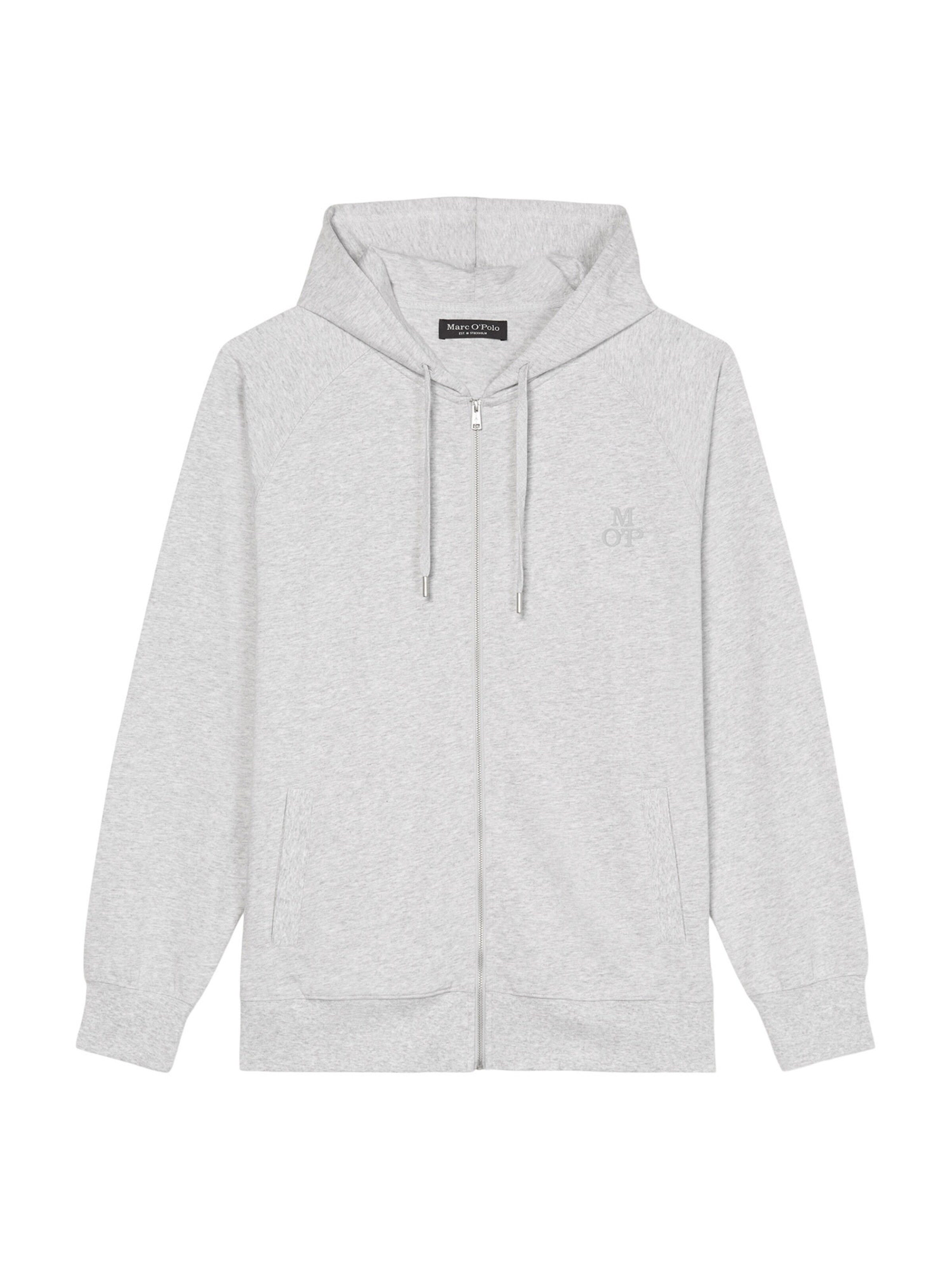 Marc O'Polo Kapuzensweatshirt ' Heavy Jersey ' in Grau: Vorderseite