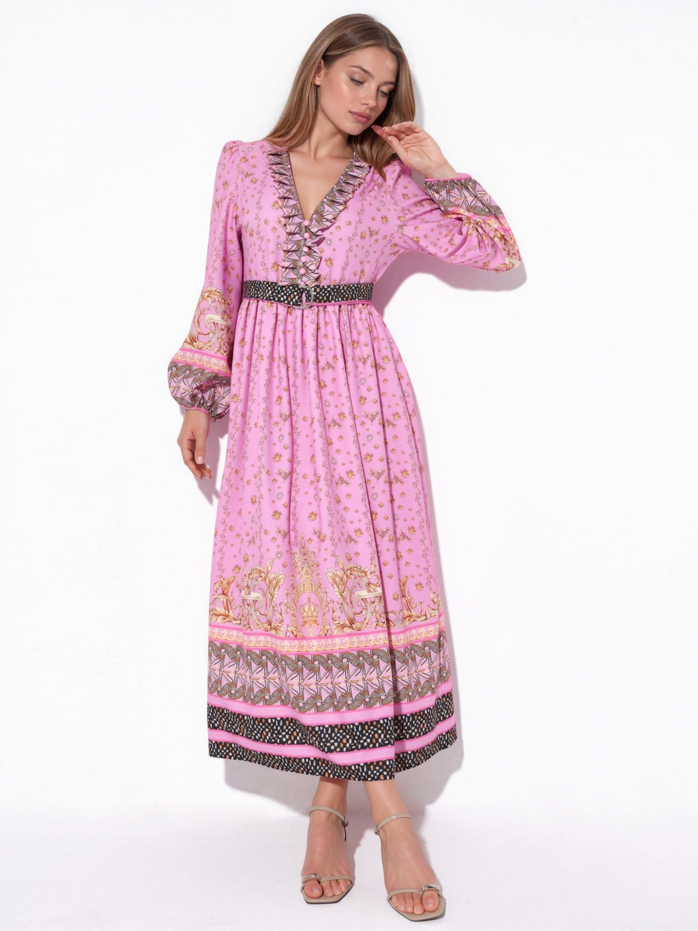 MSN Collection Jurk in Gemengde kleuren: voorkant