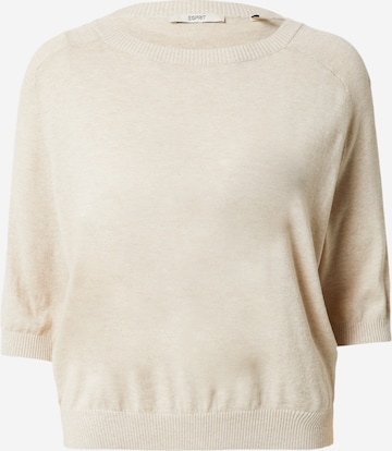 ESPRIT Sweater in Beige: front