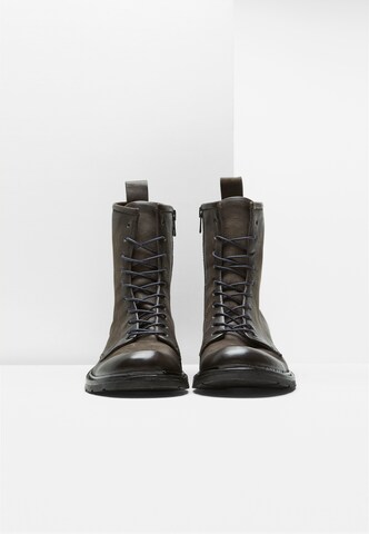 Van Laack Lace-Up Boots in Grey