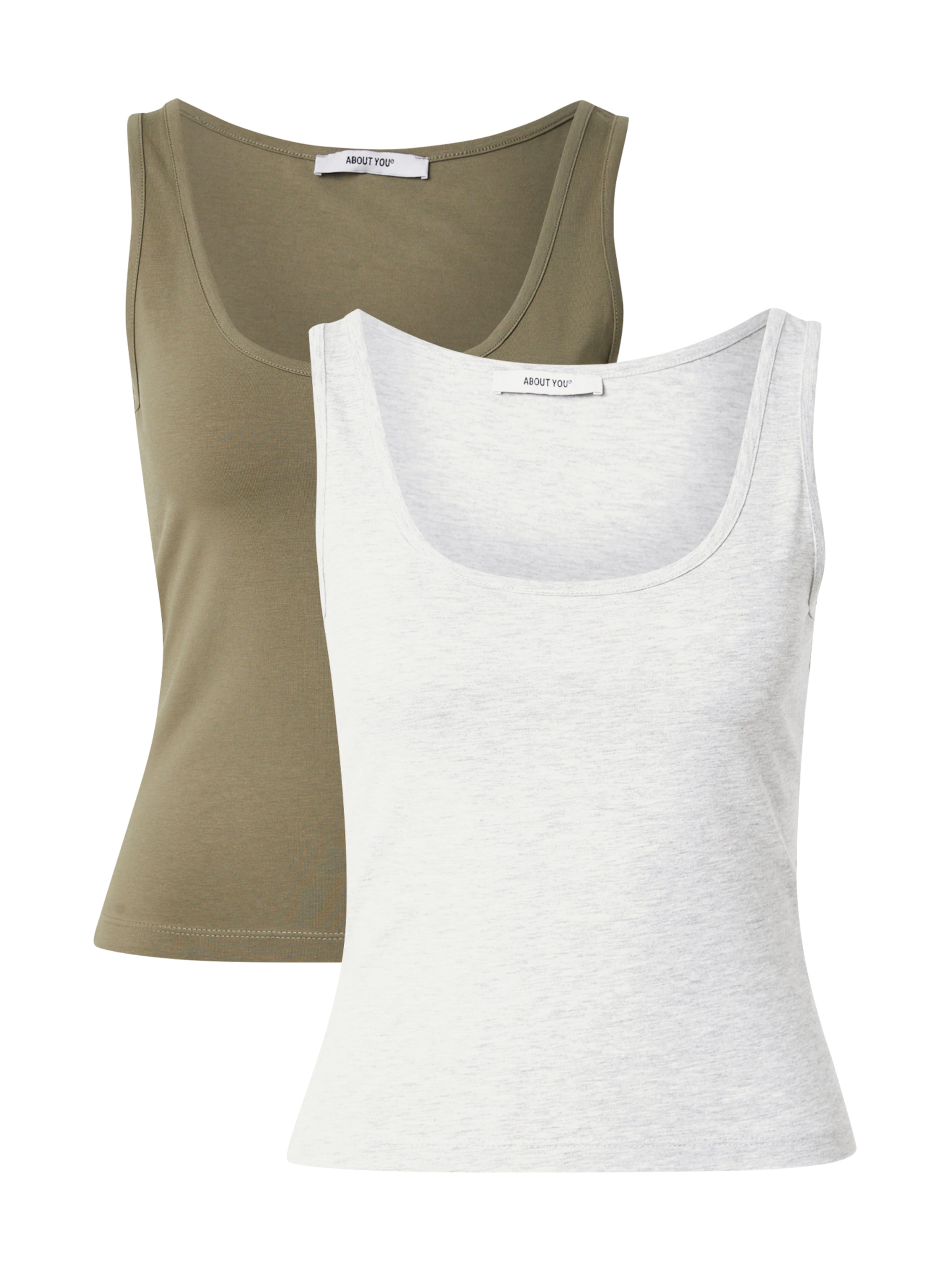 ABOUT YOU - Top 'Pia' em cinzento: frente