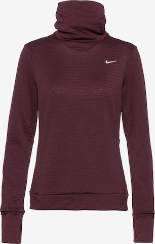 NIKE Performance Shirt 'SWIFT ELMNT' in Red: front