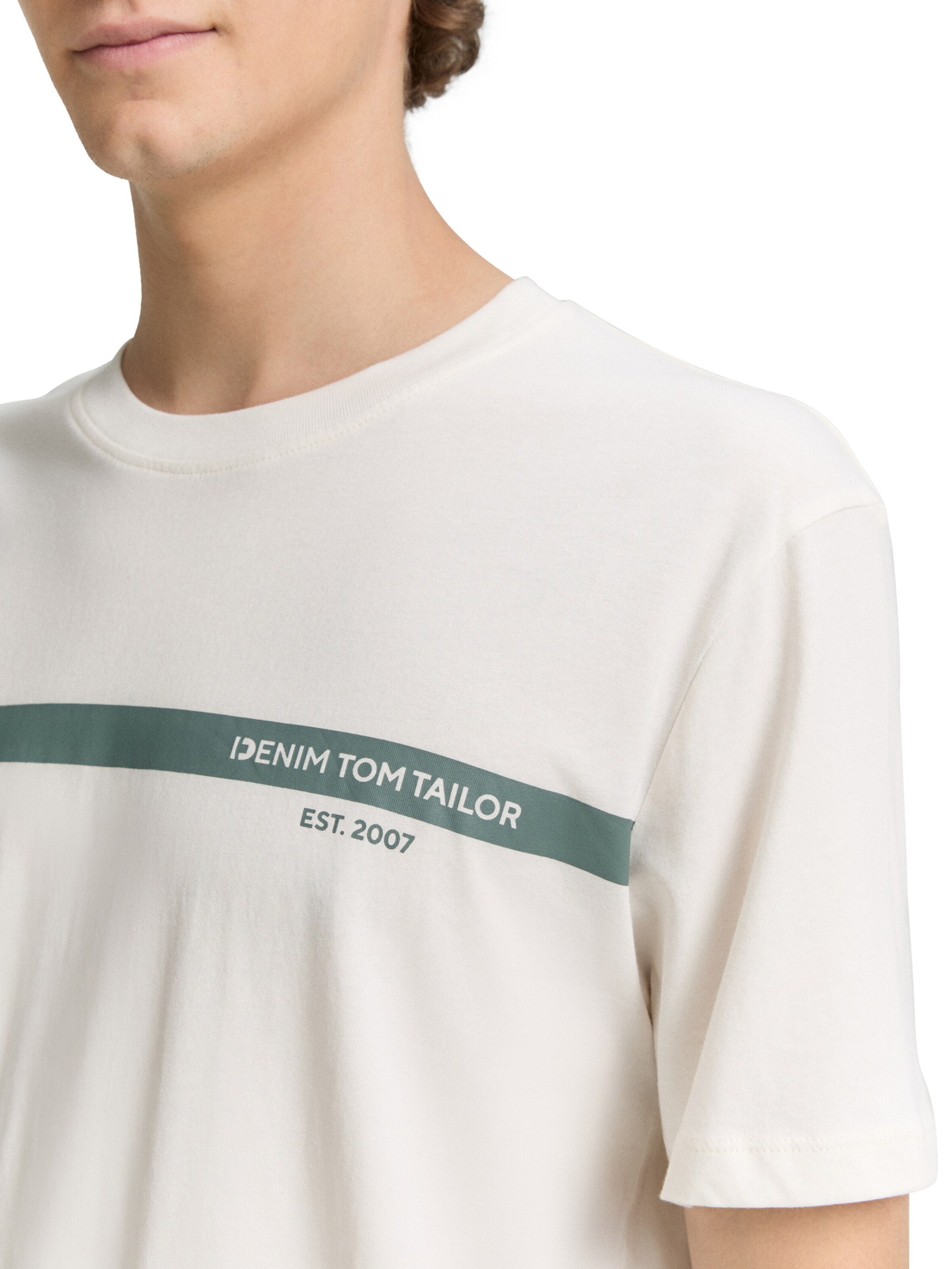 TOM TAILOR DENIM Shirt in White