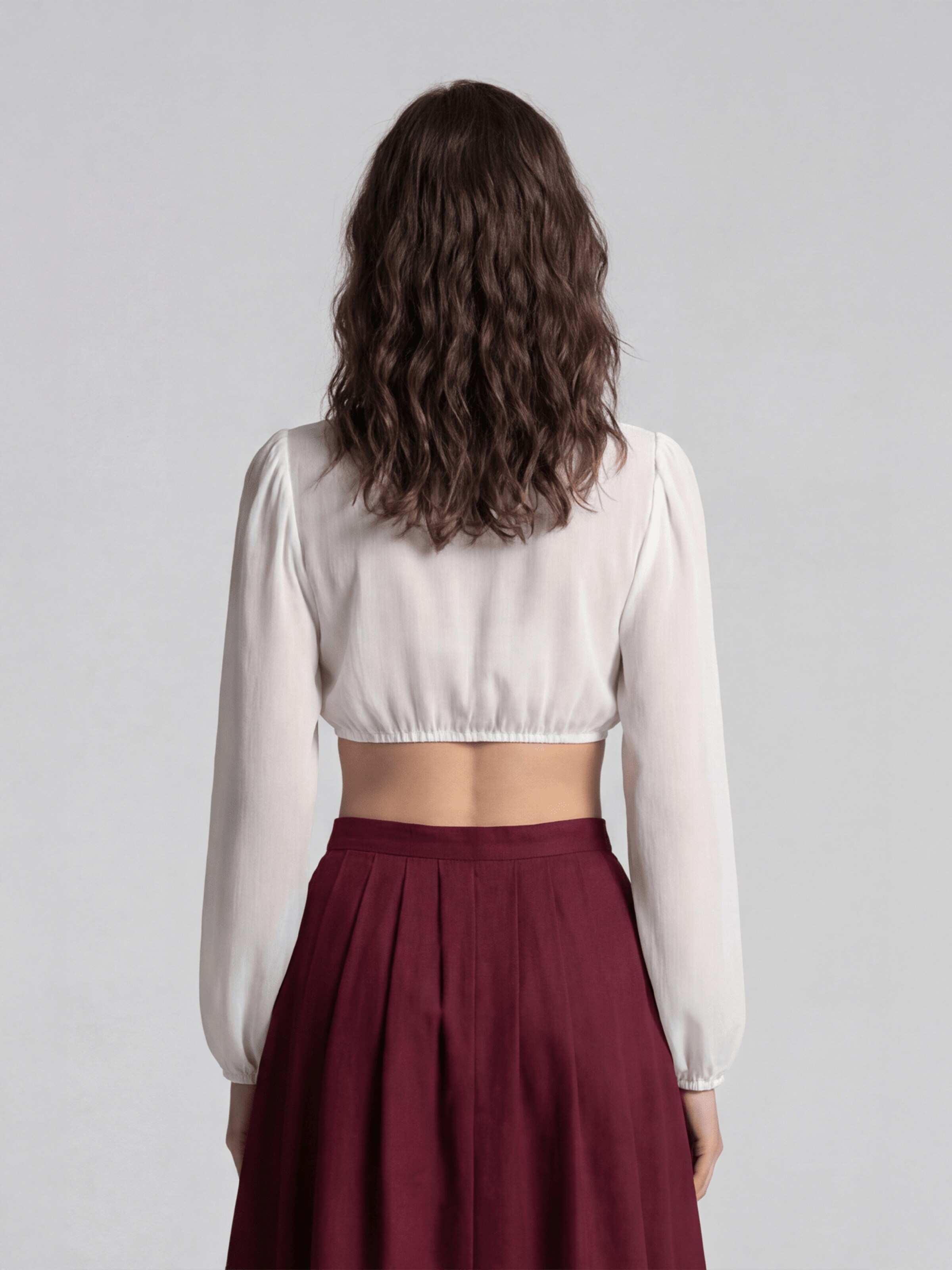 SPIETH & WENSKY Dirndl Bluse in Weiß