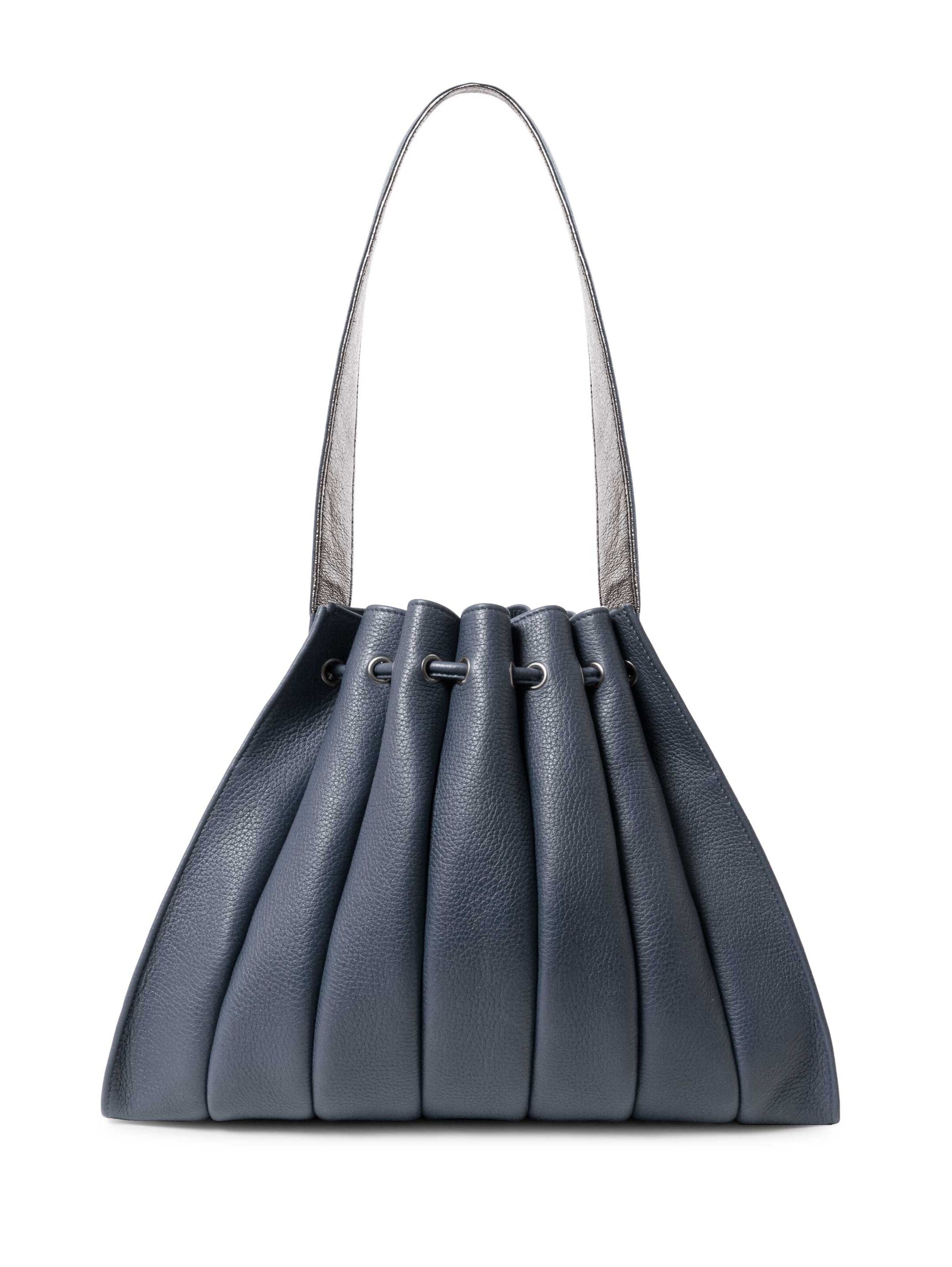 Gretchen Pouch in Blue: front