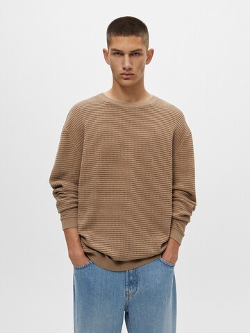 Pull&Bear Pullover in Beige: predná strana