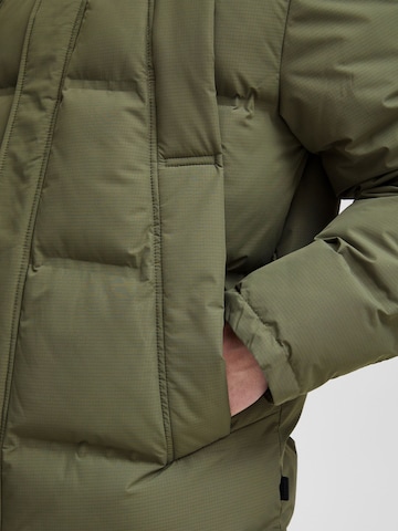 !Solid Winterjas 'Clarence' in Groen