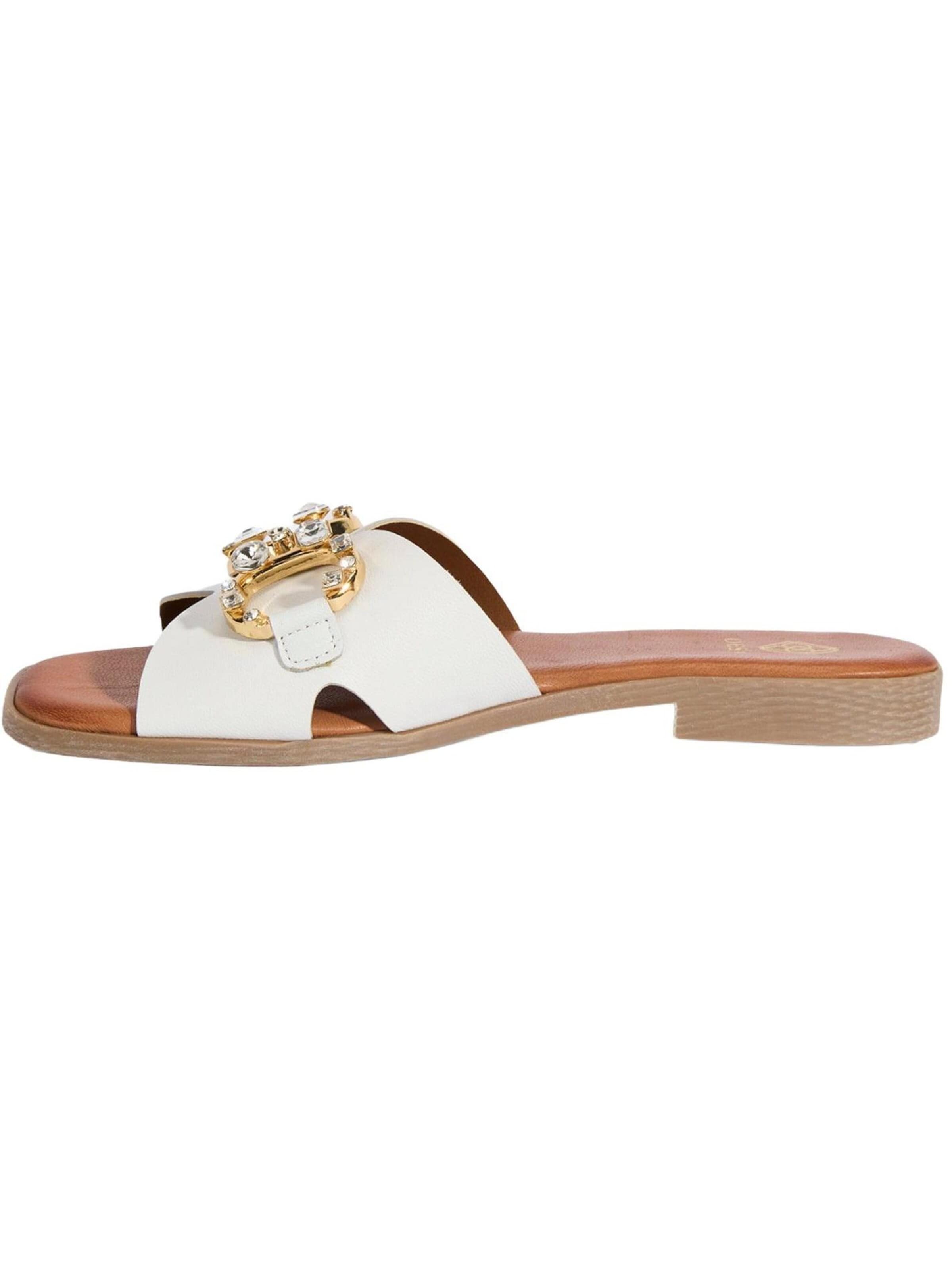 Desa Mules 'Hausschuhe' in White