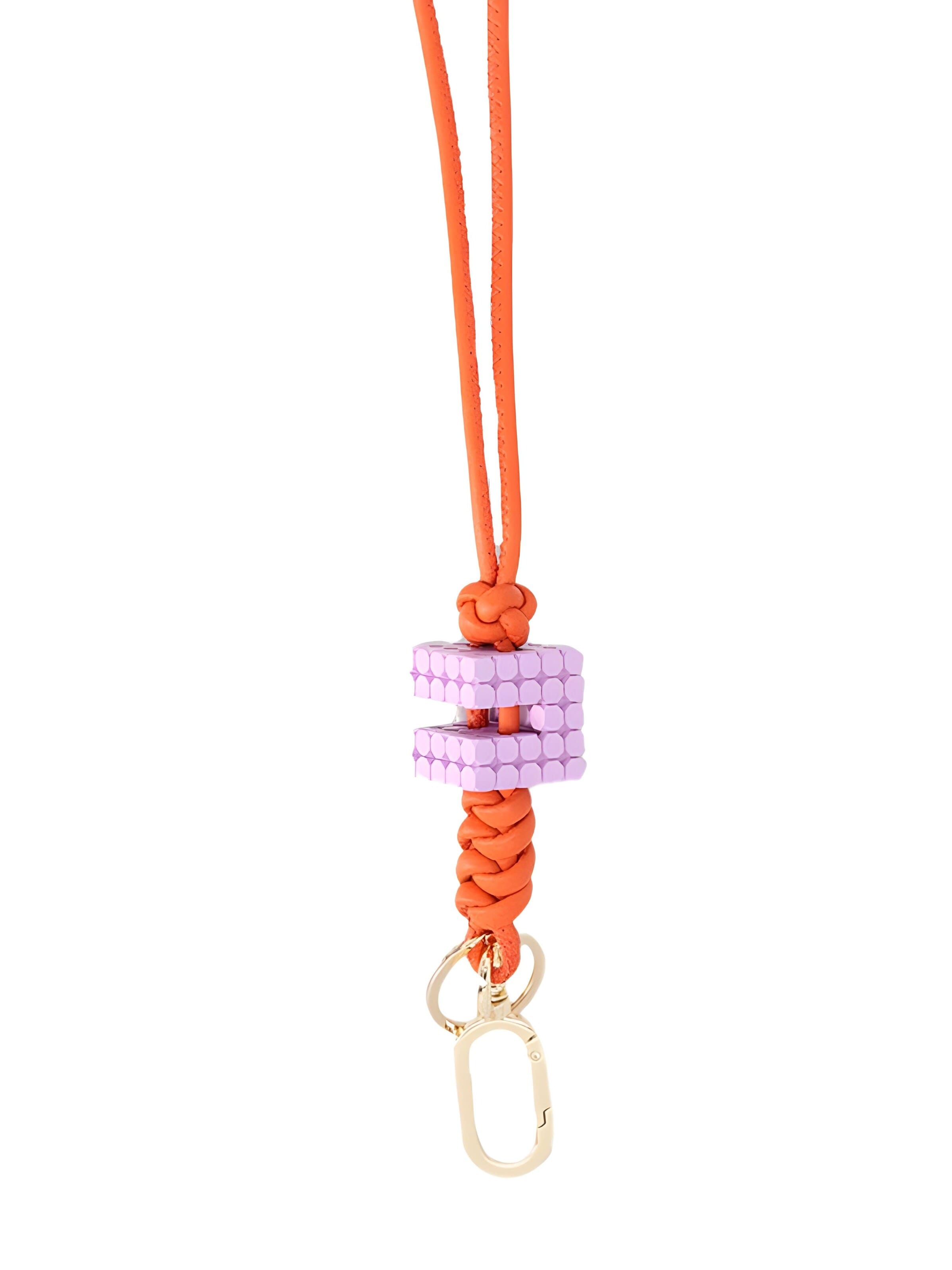 Clio Key ring 'Cubik Twist' in Orange