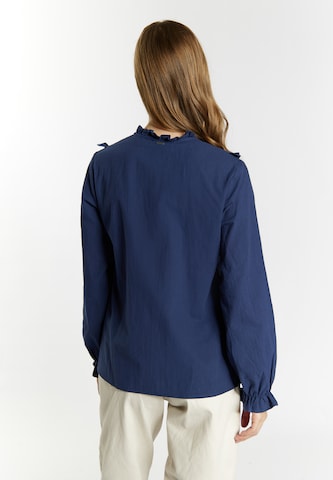 DreiMaster Vintage Blouse in Blauw