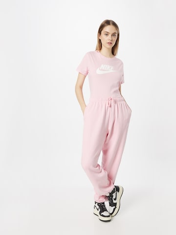 Nike Sportswear Skinny Funkcionalna majica | roza barva