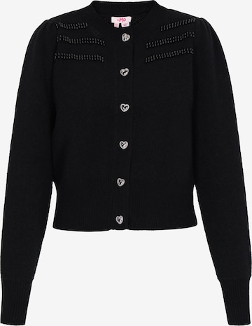 MYMO - Casaco de malha em preto: frente