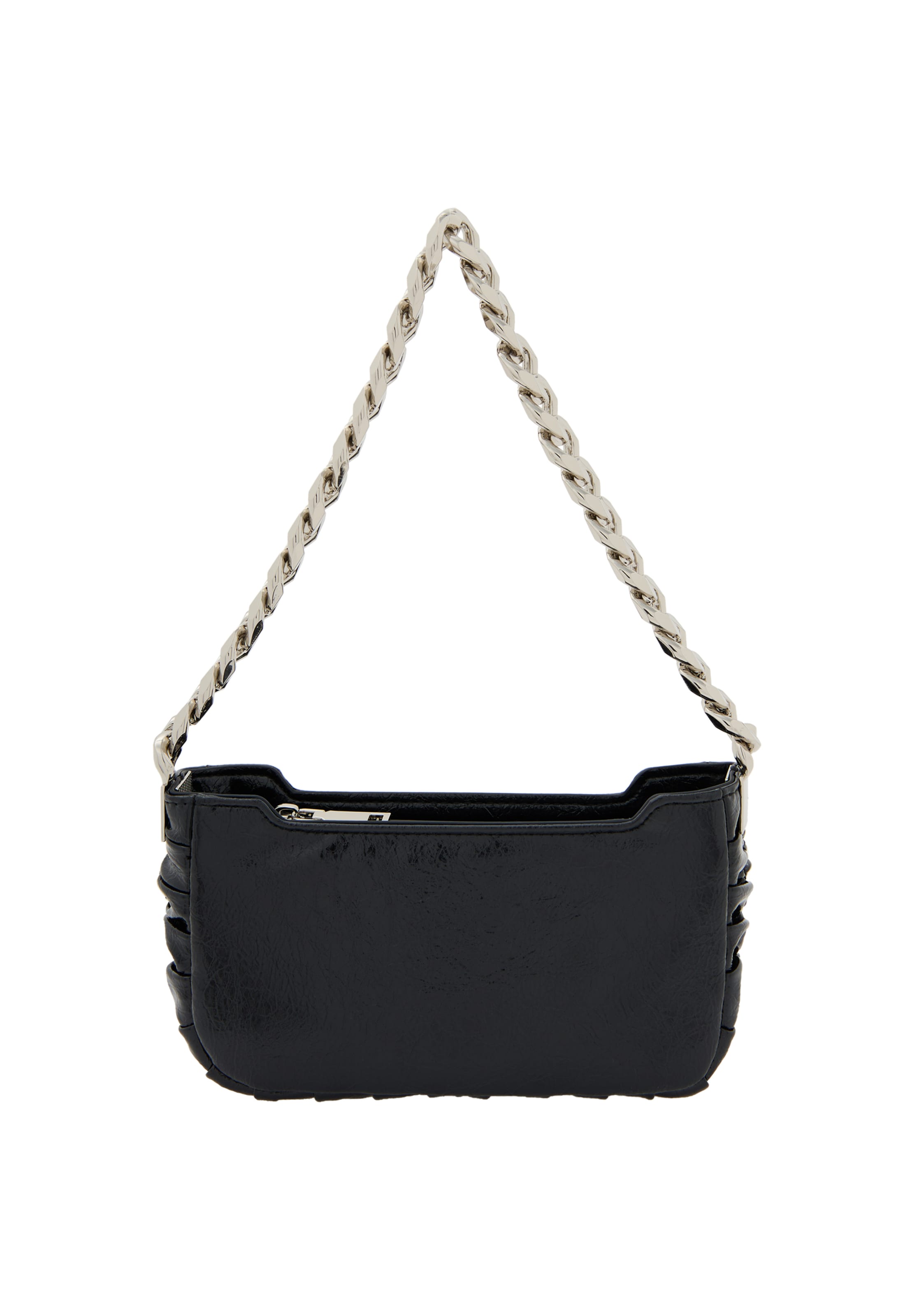 faina Torba na ramię w kolorze czarny: przód