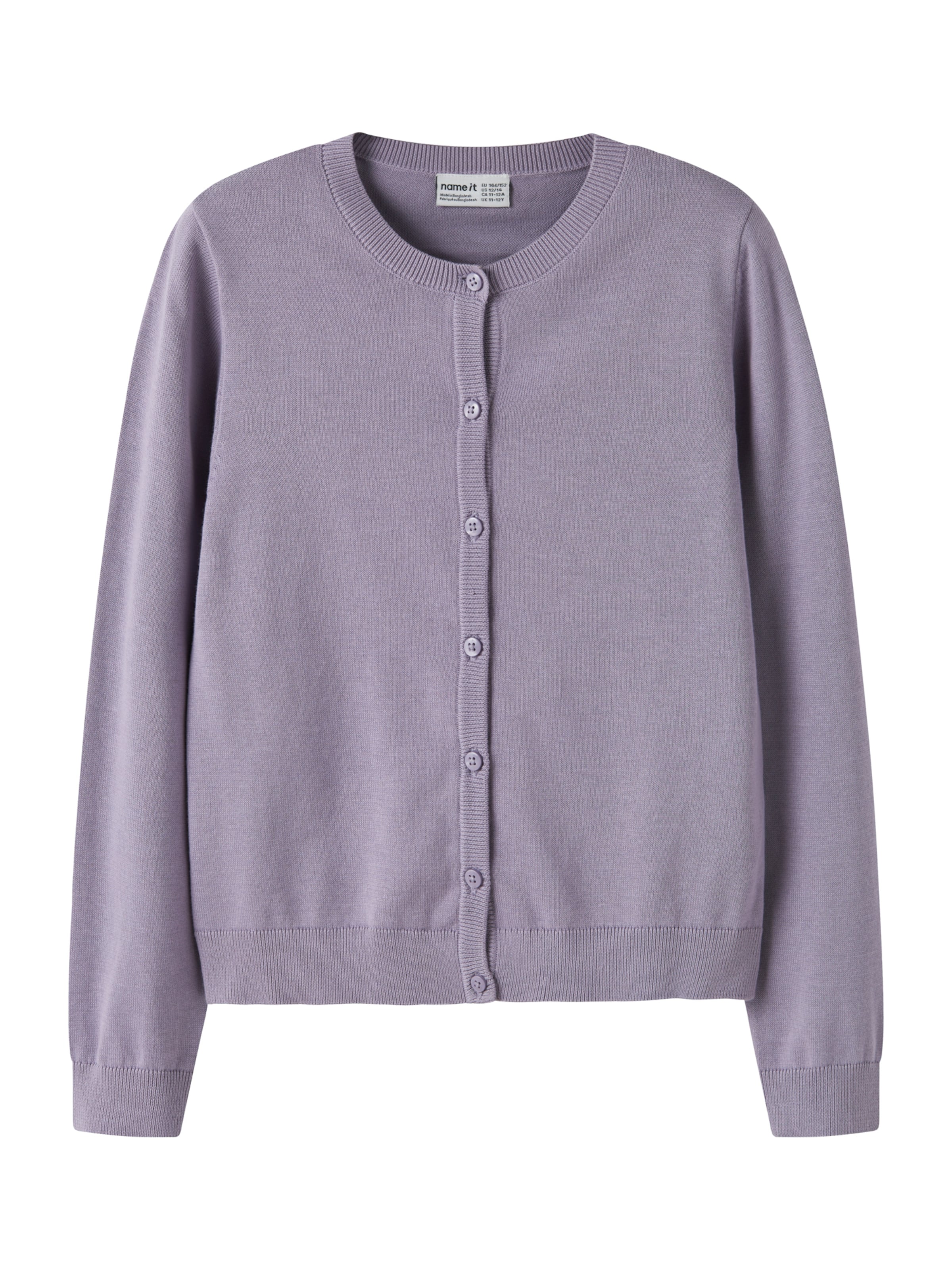 NAME IT Neuletakki 'NKFValane' värissä lila: etupuoli