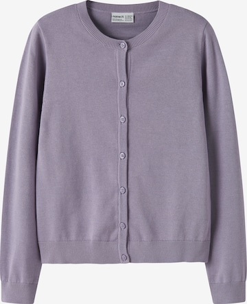 NAME IT Neuletakki 'NKFValane' värissä lila: etupuoli