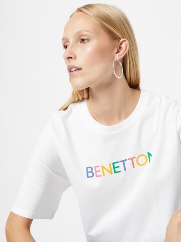 UNITED COLORS OF BENETTON T-Shirt in Weiß
