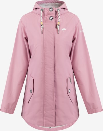 Schmuddelwedda Weatherproof jacket in Pink: front