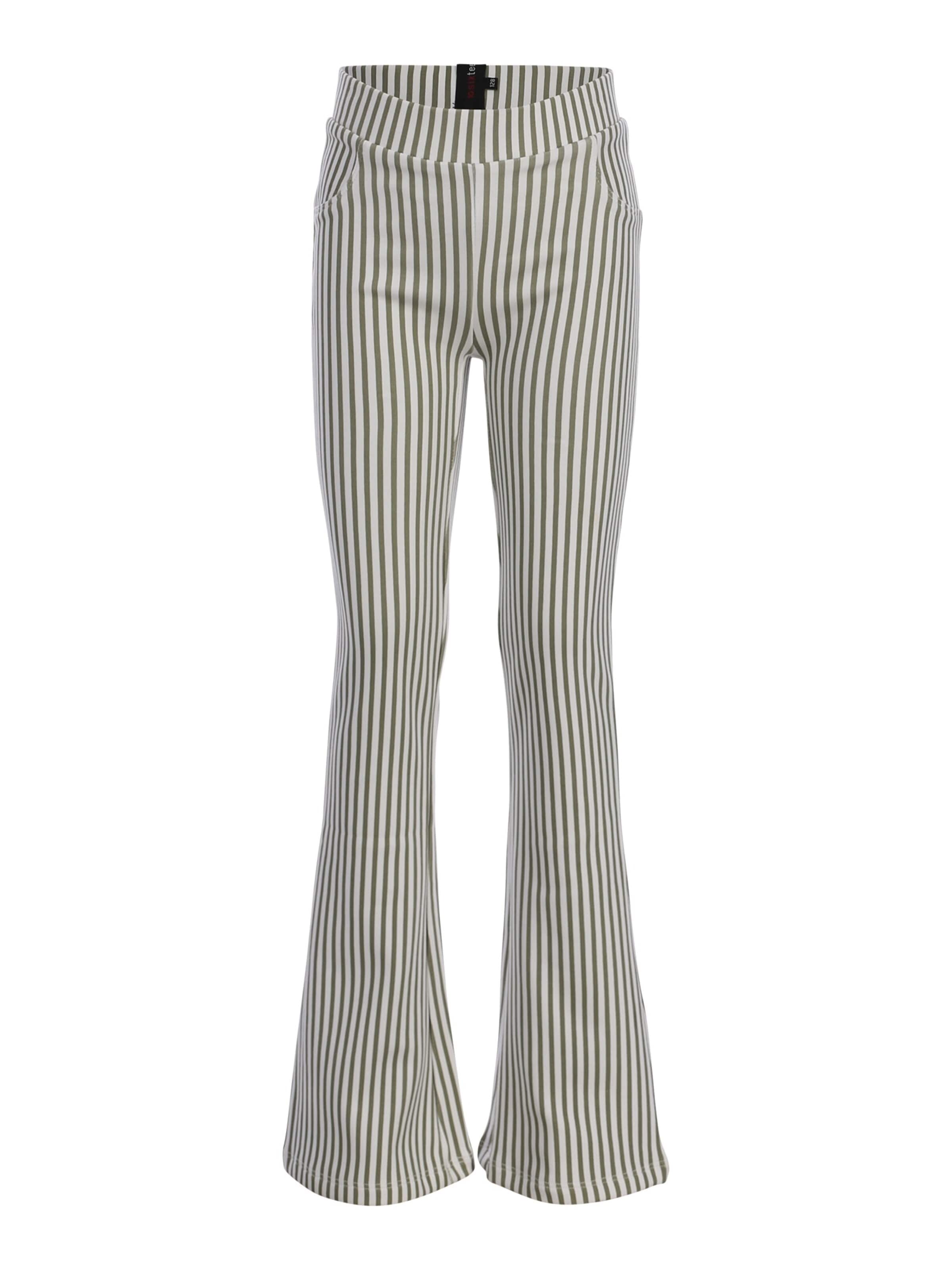 Looxs Revolution Flared Broek in Wit: voorkant
