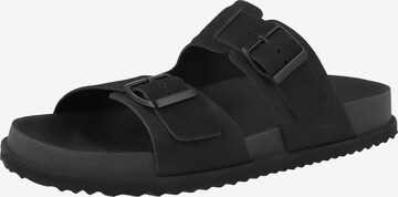 Sandalo 'U Parnaiba' di GEOX in nero: frontale