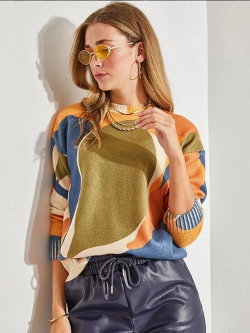 Bianco Lucci Sweater in Mixed colors