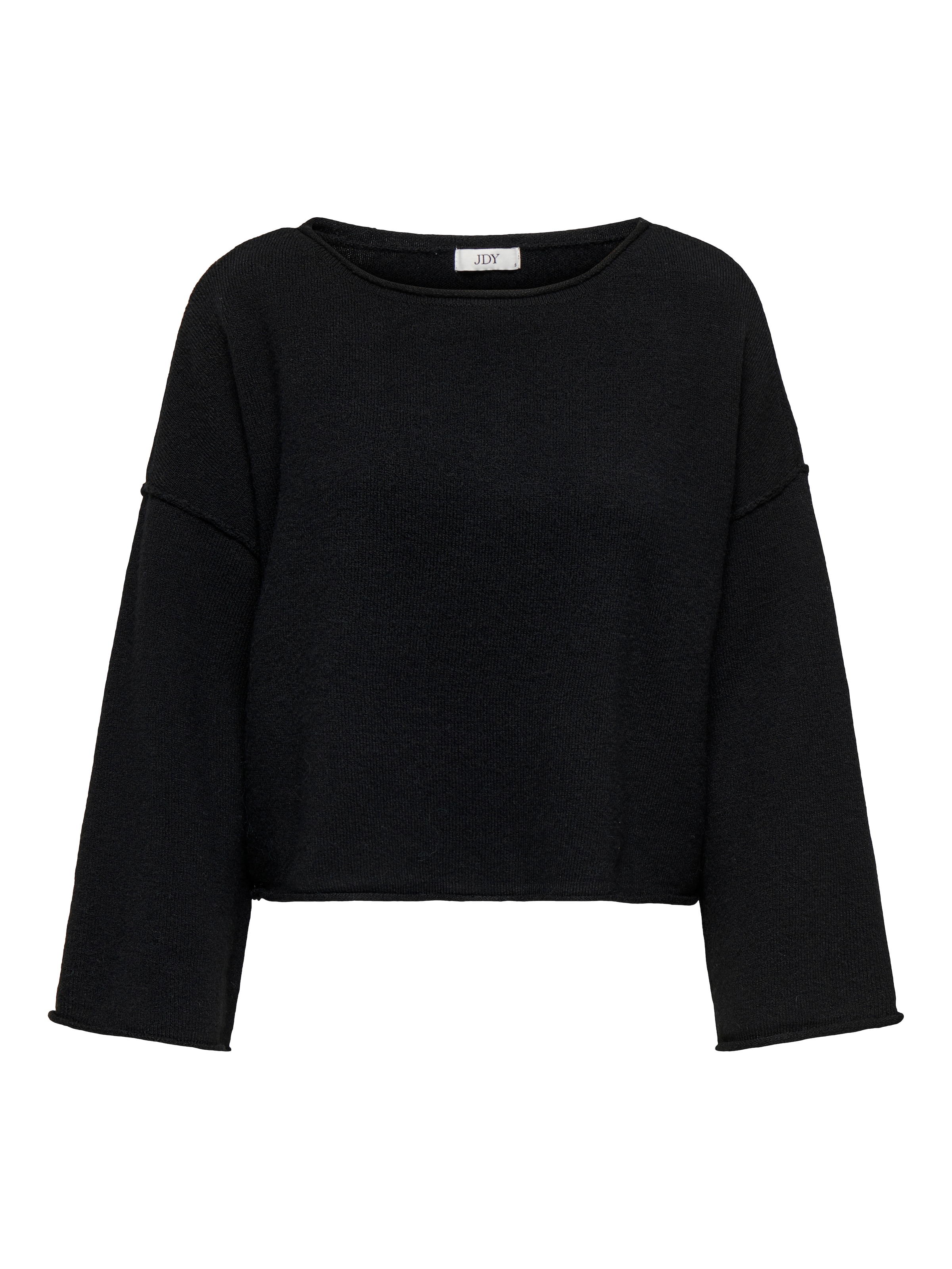 JDY Pullover 'JDYRUE' in Schwarz: Vorderseite