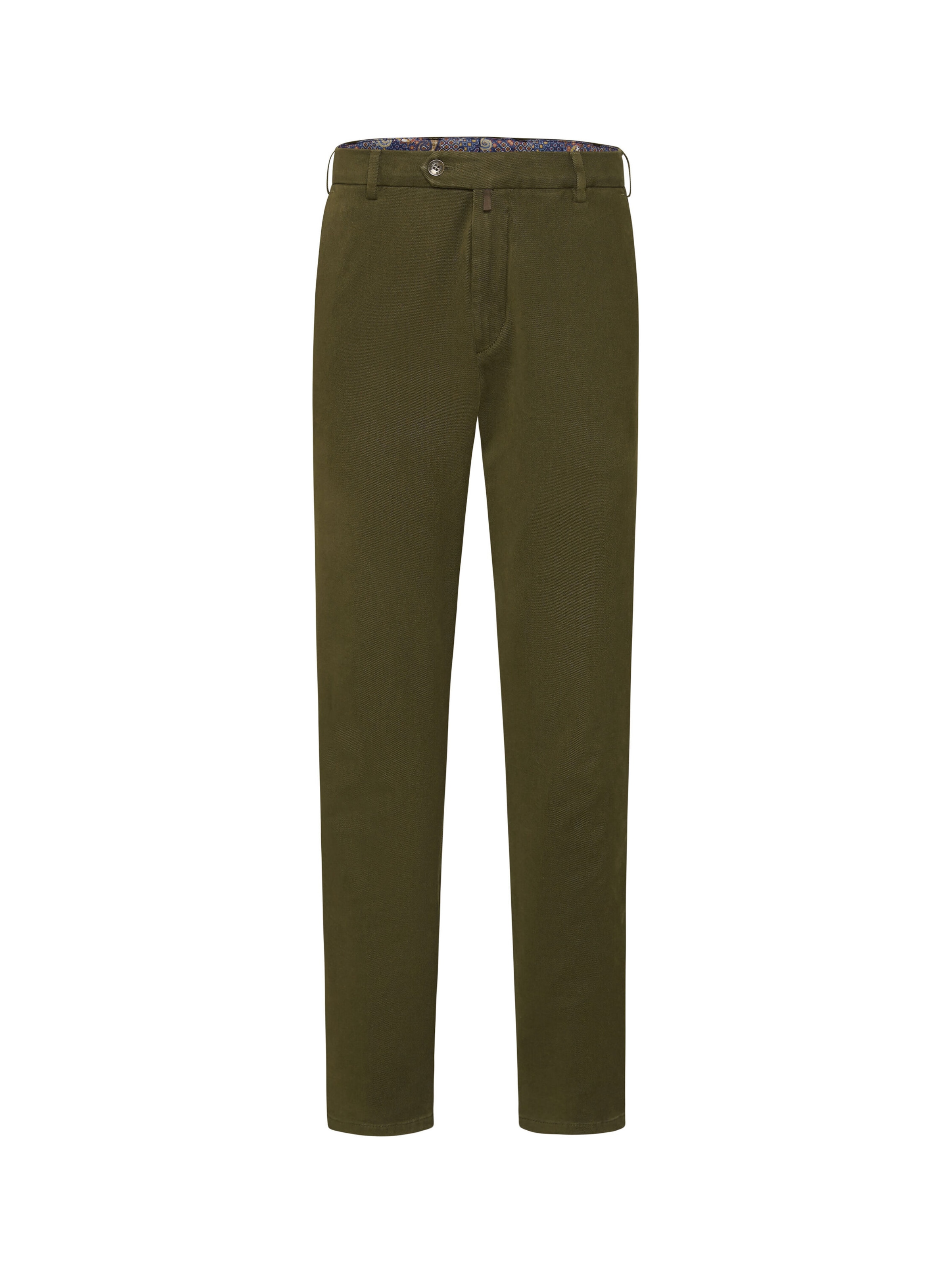 MEYER Chino in Groen: voorkant