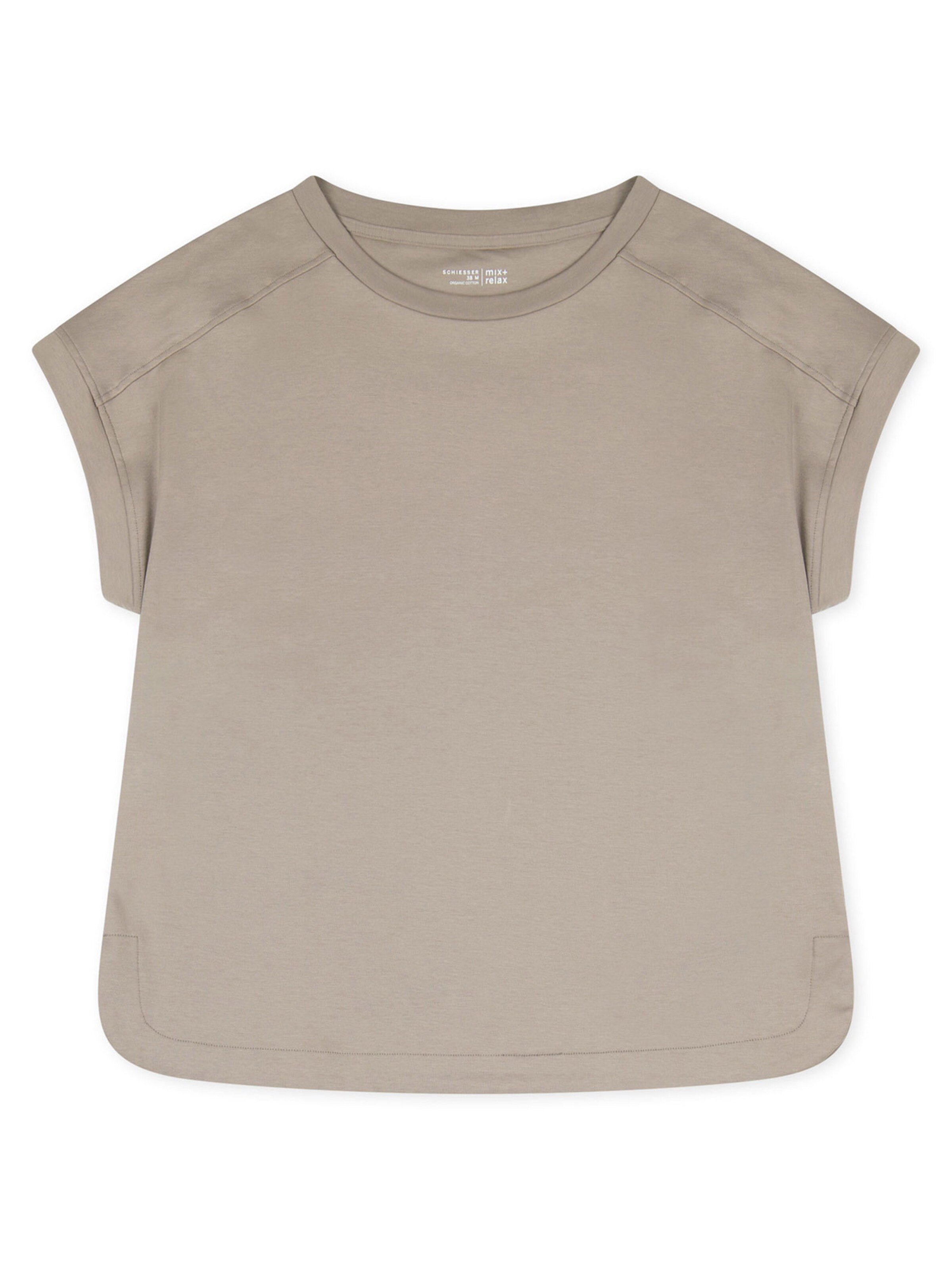 Chemise de nuit ' Mix & Relax ' SCHIESSER en beige : devant