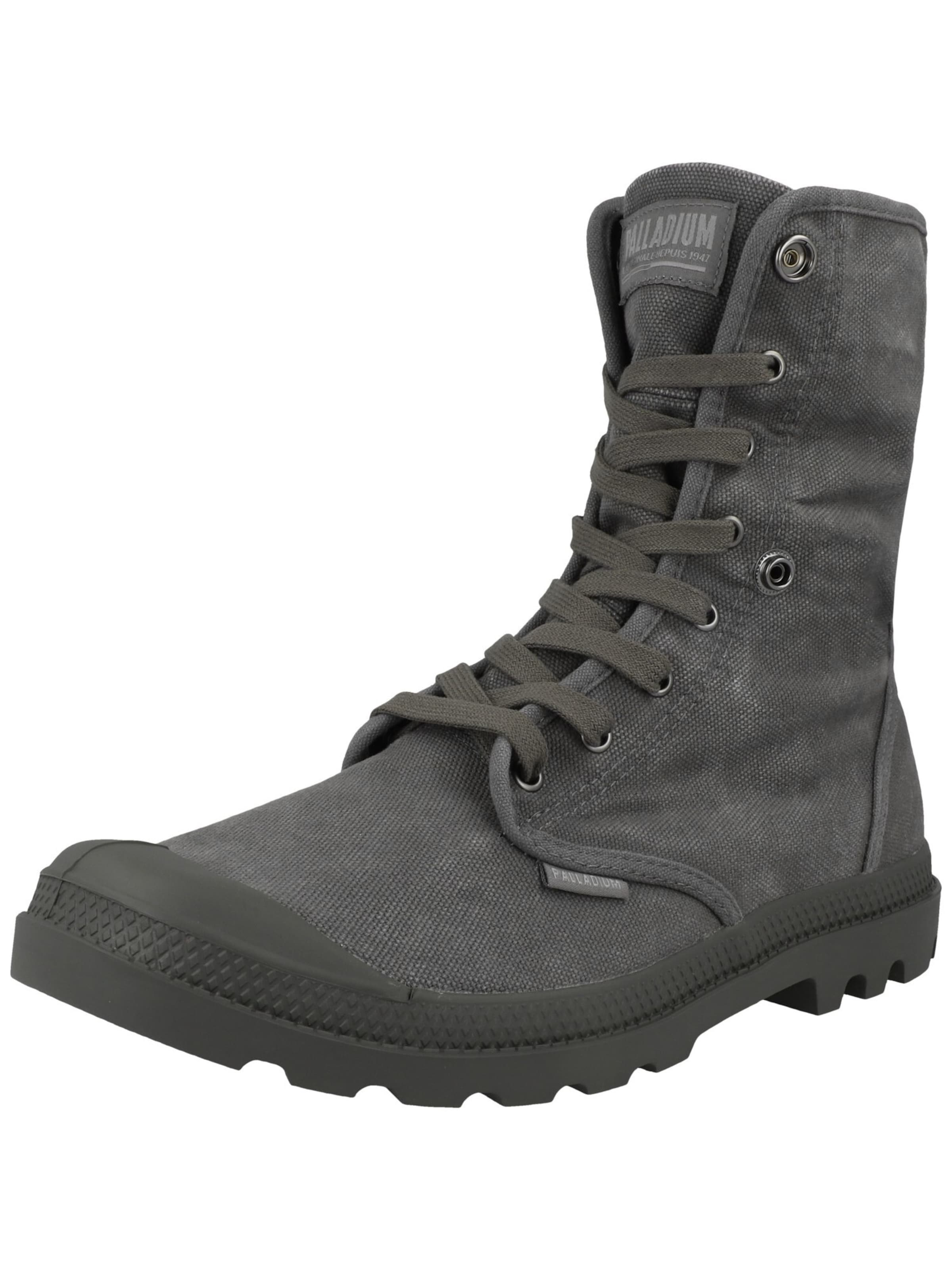 Palladium Veterlaarzen 'Baggy' in Grijs: voorkant