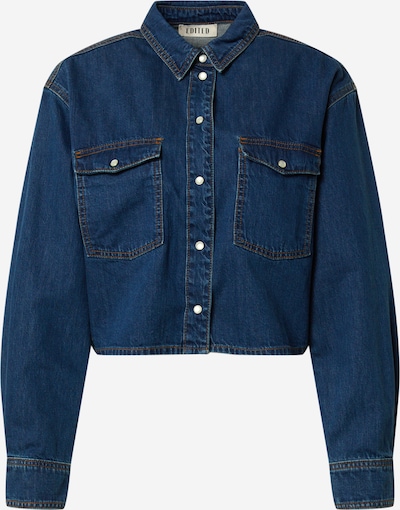 EDITED Blus 'Jordyn' i blå denim, Produktvy