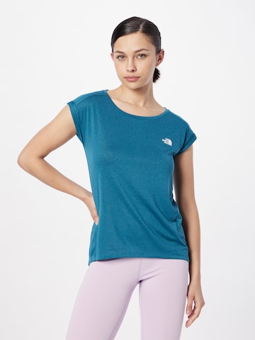 THE NORTH FACE Funkční tričko 'Tanken' – modrá: přední strana