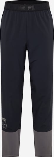 FILA Pantalon de sport 'ROSSANO' en gris chiné / noir, Vue avec produit