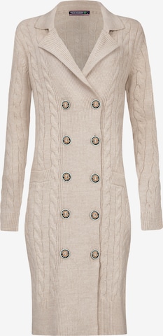 Abito in maglia di Felix Hardy in beige: frontale