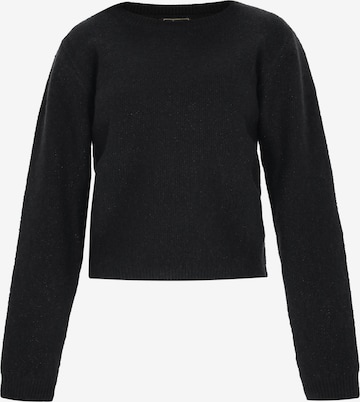 faina - Pullover em preto: frente