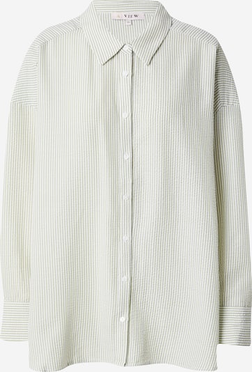 A-VIEW Bluza u pastelno zelena / bijela, Pregled proizvoda