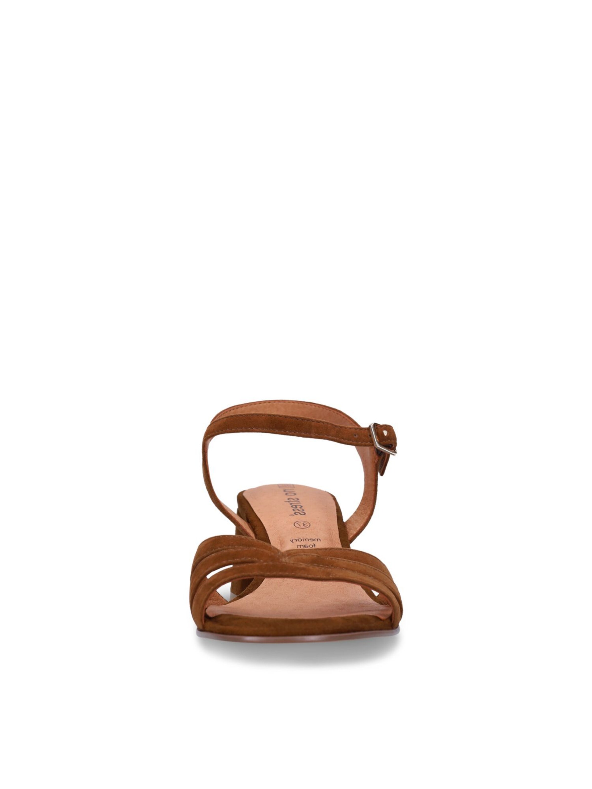 Sandales no stress en marron