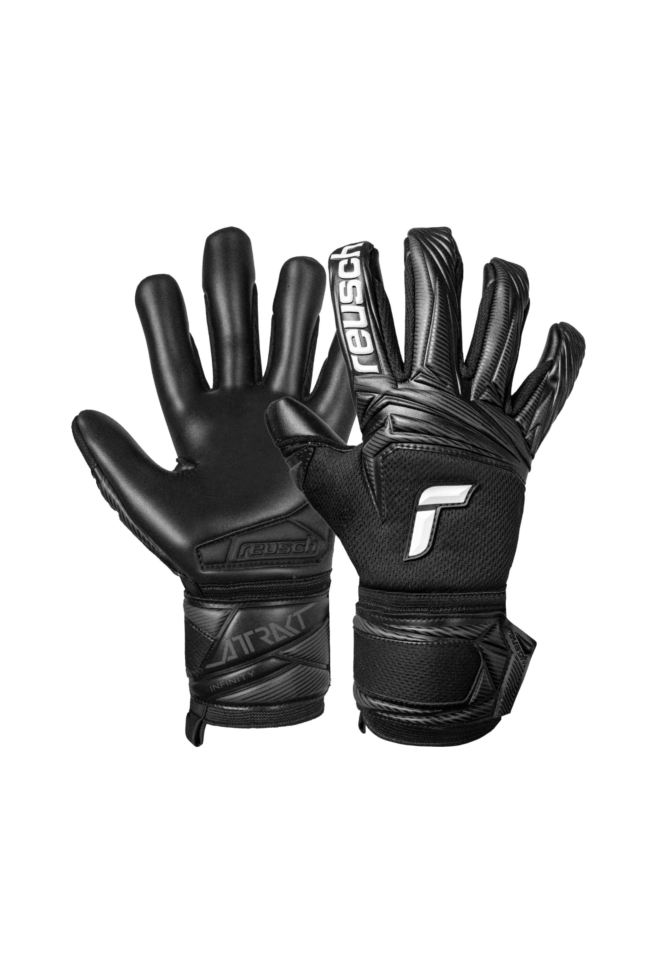 REUSCH Sports gloves 'Attrakt Infinity Evolution NC' in Black: front