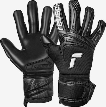 REUSCH Sports gloves 'Attrakt Infinity Evolution NC' in Black: front