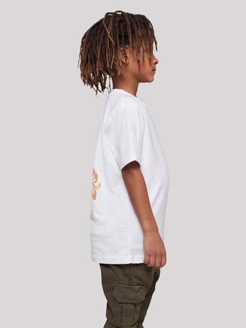 T-Shirt 'Aloha' F4NT4STIC en blanc