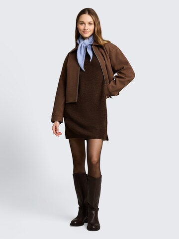 TOM TAILOR DENIM Kleid in Braun