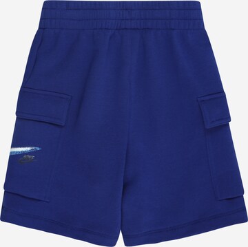 Nike Sportswear Regularen Hlače | modra barva
