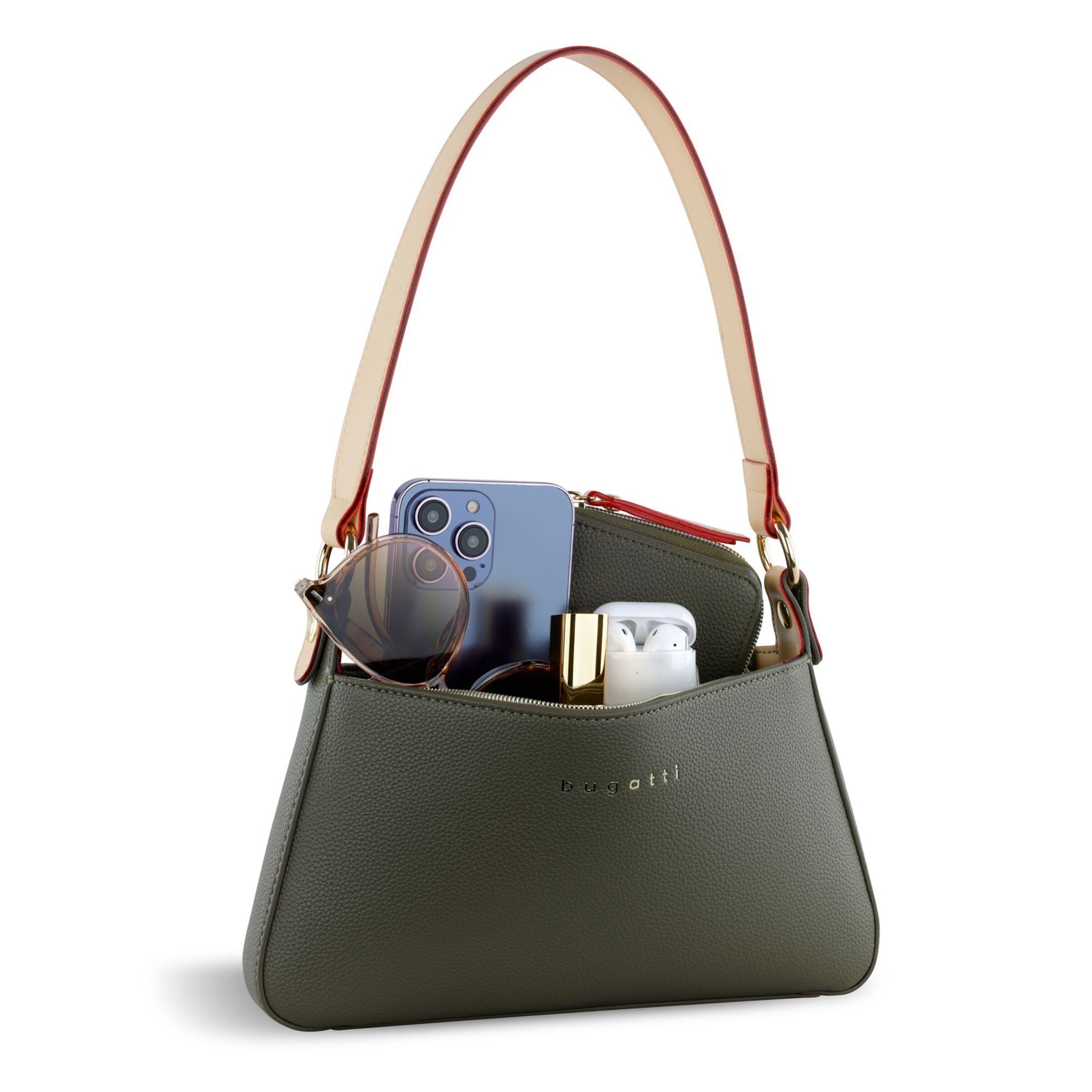 Borsa a spalla 'Ella' di bugatti in verde