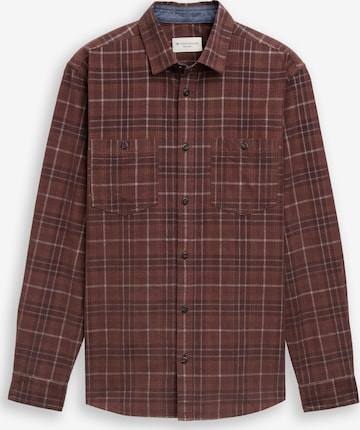 TOM TAILOR Hemd in Braun: Vorderseite