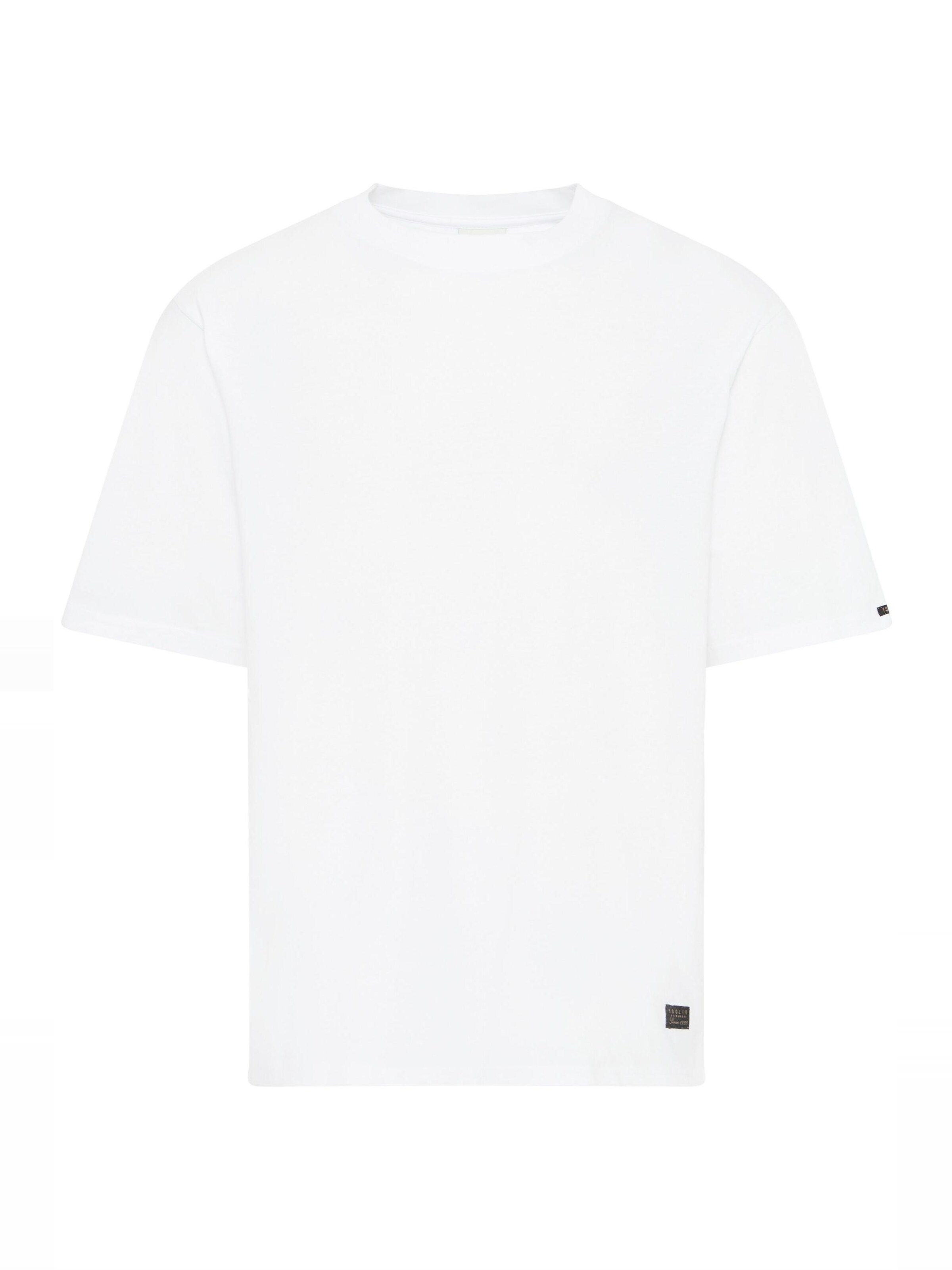 !Solid Shirt ' SDJULIAN ' in White: front