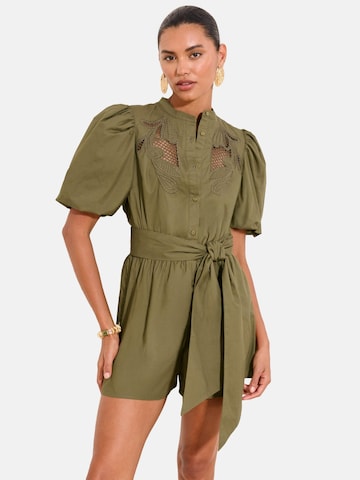 Lipsy Jumpsuit in Groen: voorkant