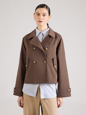 ONLY - Casaco meia-estação 'ONLApril' em castanho: frente